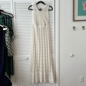 Missoni! White crochet maxi dress